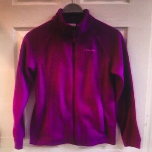 Purple Full-Zip Fleece Jacket